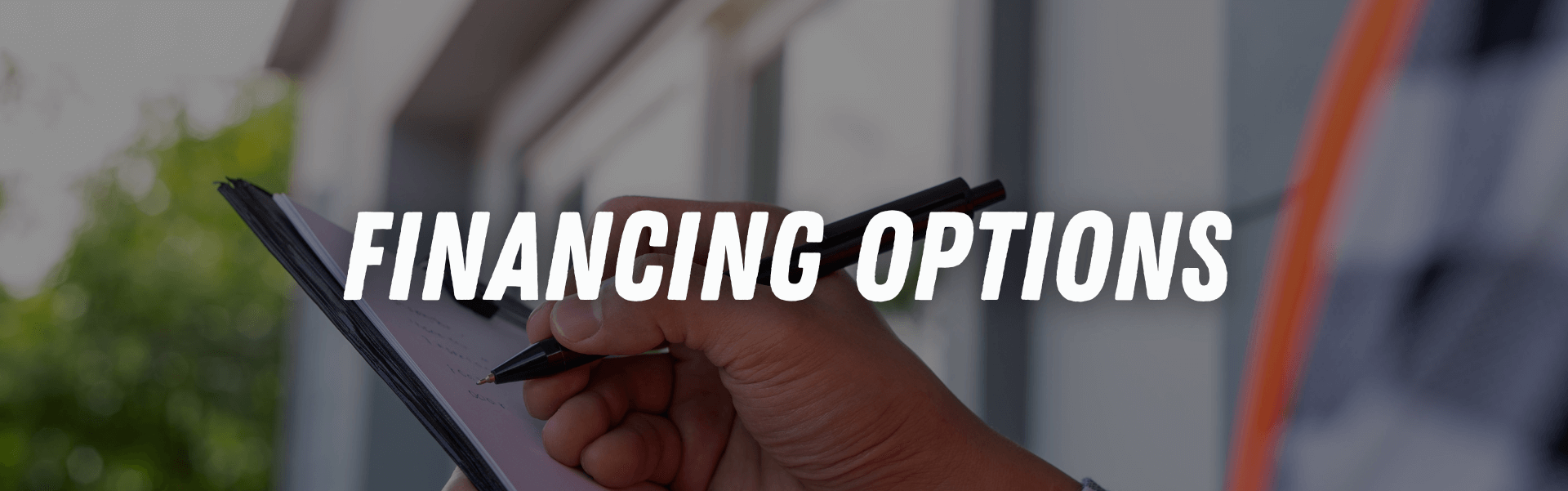 Financing Options